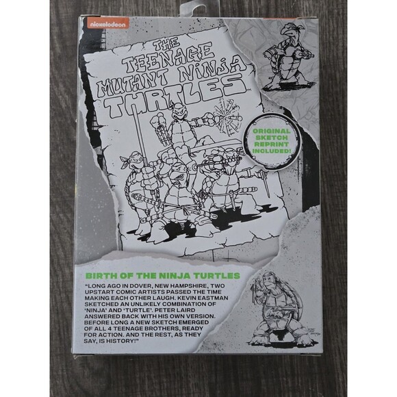TMNT 40th Teenage Mutant Ninja Turtles Michaelangelo Original Sketch *NIB* - Picture 2 of 4